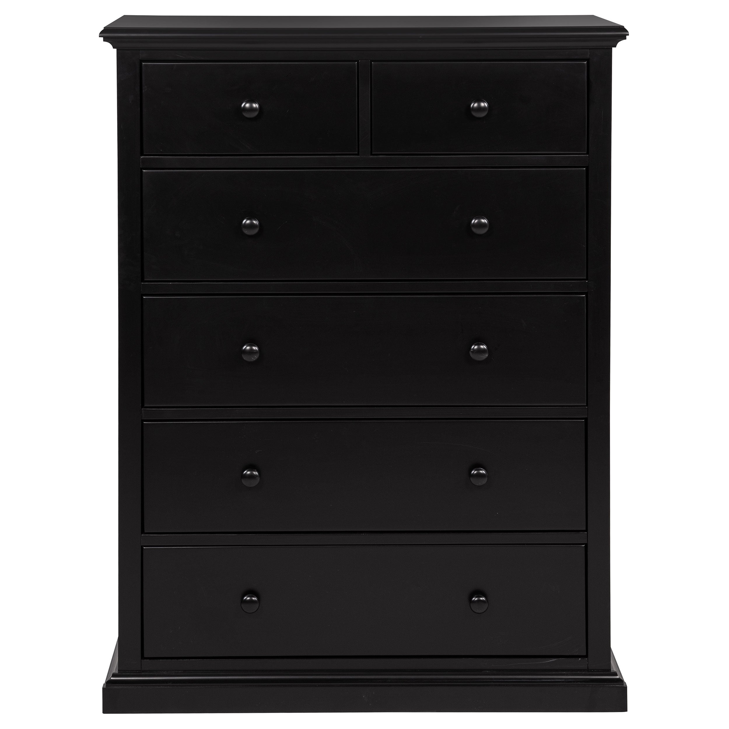 Sumerlin 6-drawer Bedroom Chest of Drawers Black — view 4