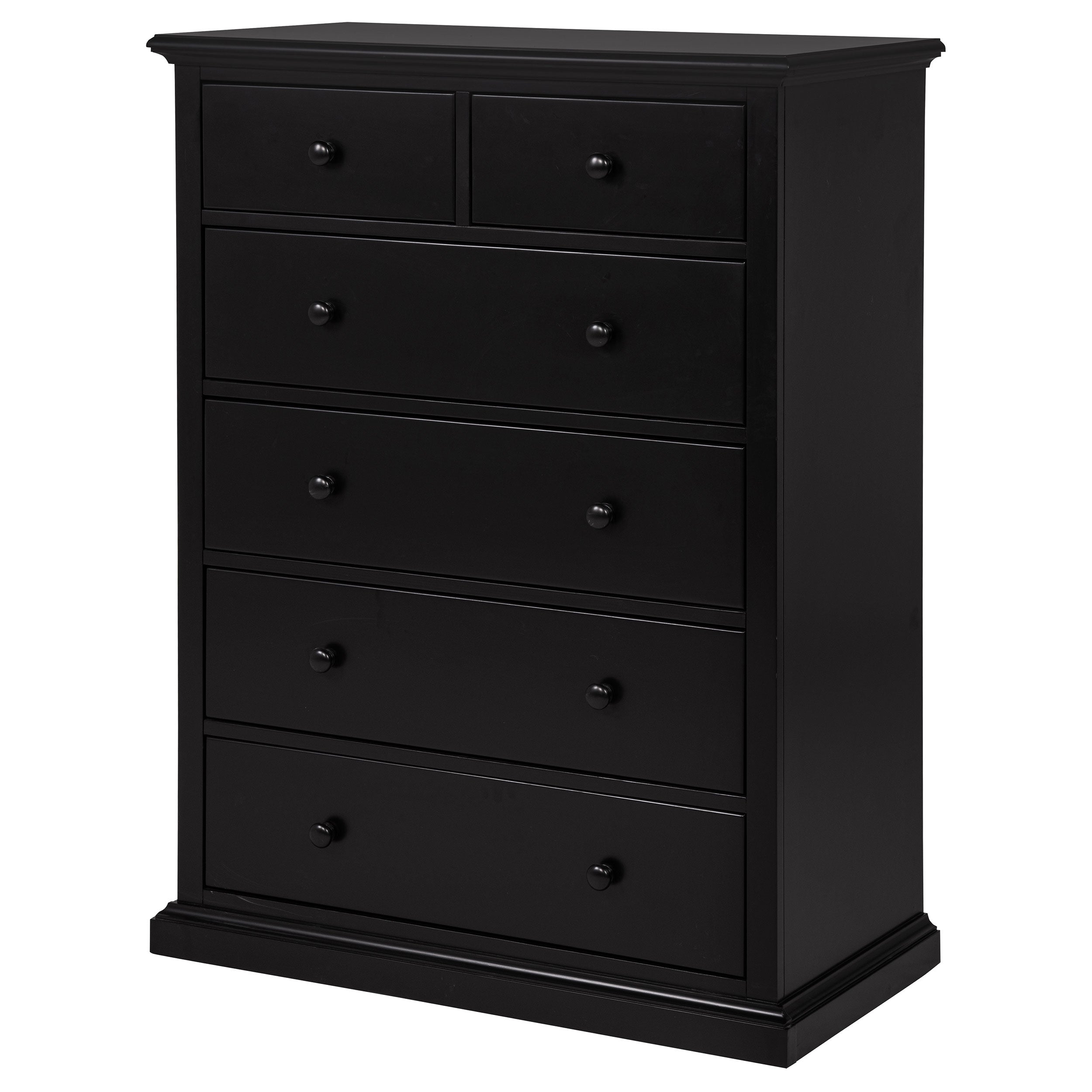 Sumerlin 6-drawer Bedroom Chest of Drawers Black — view 5