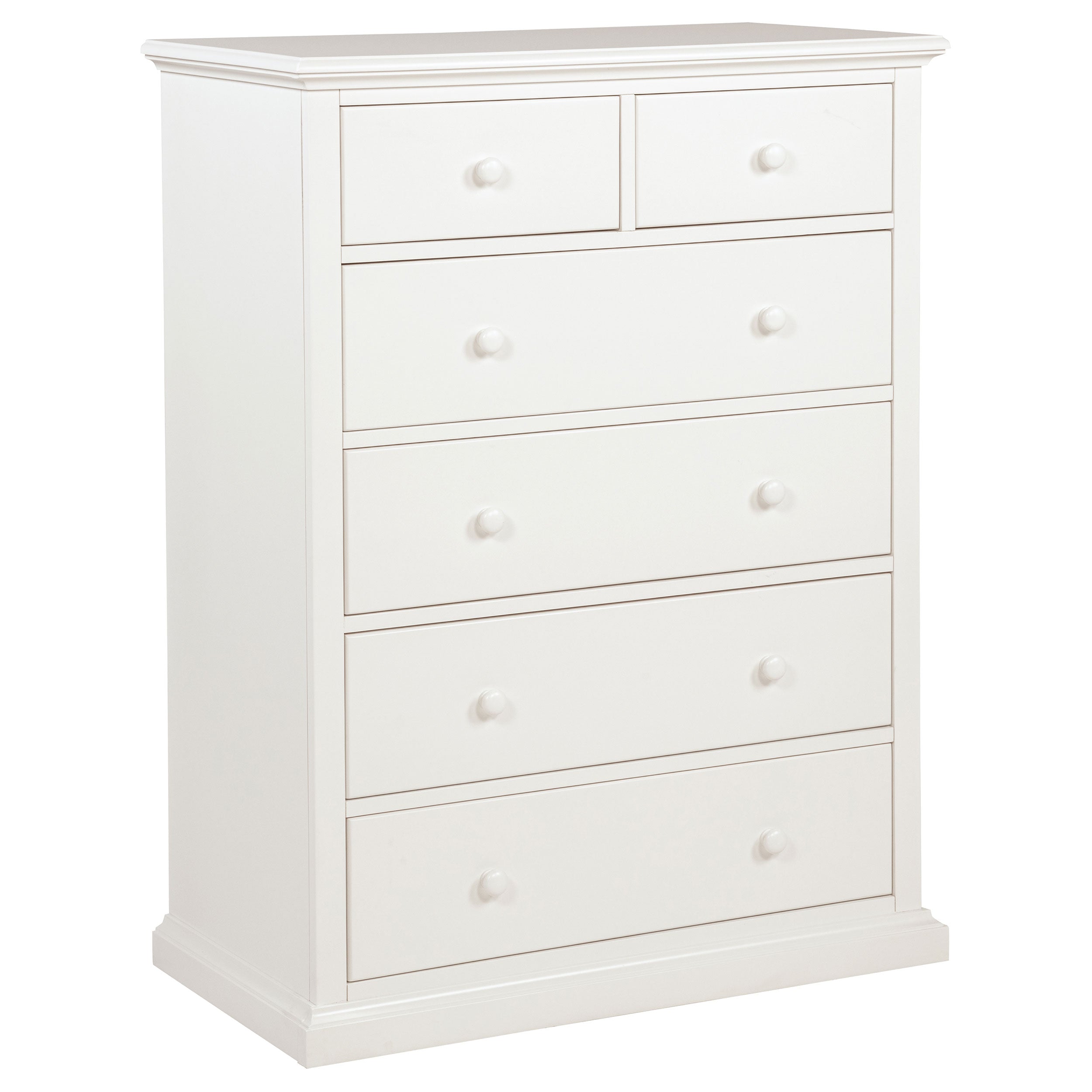 Sumerlin 6-drawer Bedroom Chest of Drawers White — view 1
