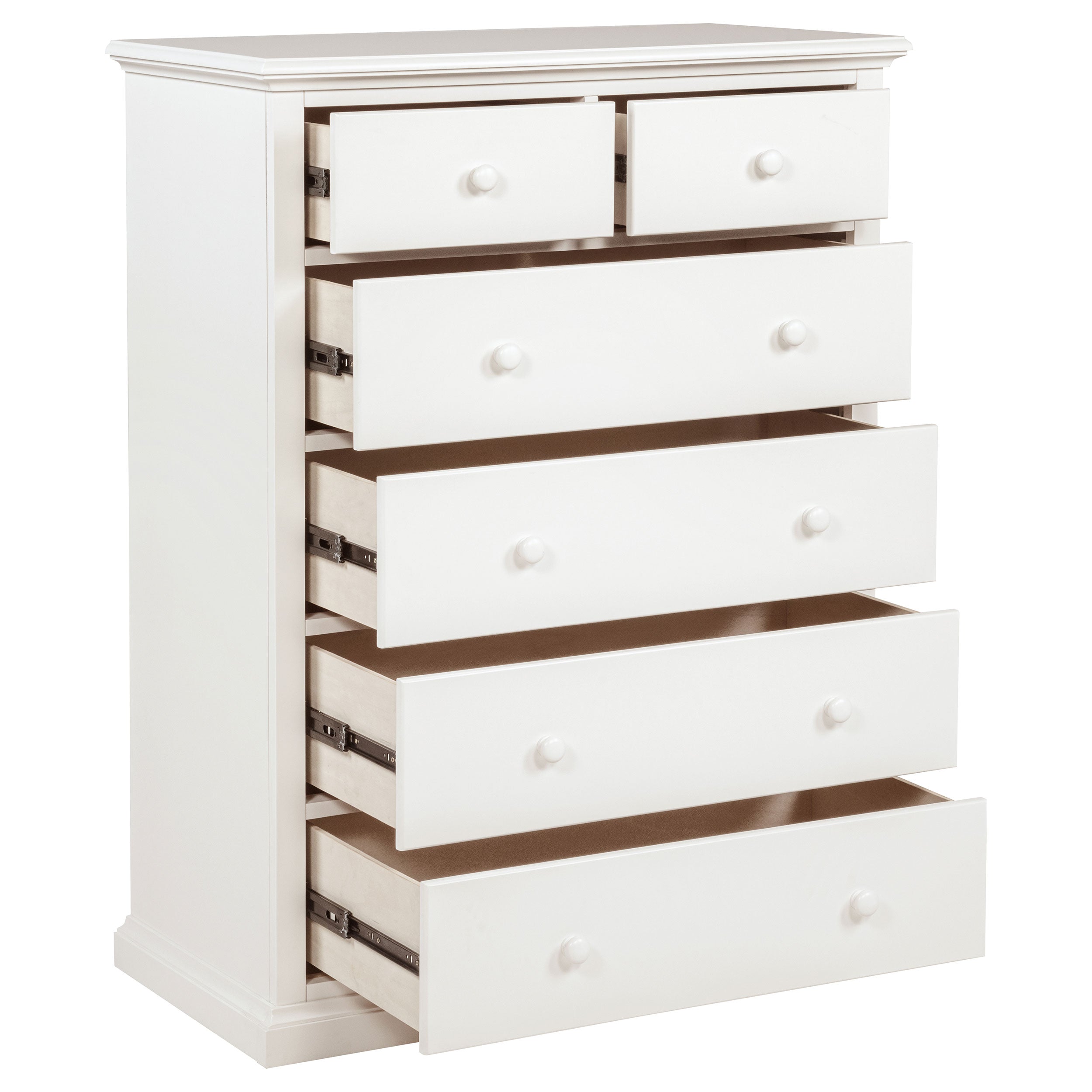Sumerlin 6-drawer Bedroom Chest of Drawers White — view 3