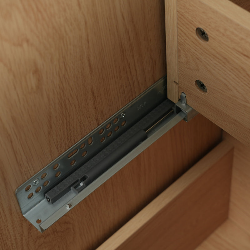 Bathroom Vanity With Ceramic Sink, Fluted Design