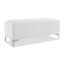 Madelyn - Modern Storage Bench - Bright White Dye
