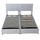 Upholstered Platform Bed With A Hydraulic Storage System