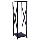 Decorative Firewood Storage Log Rack Holder For Outdoor Indoor Fireplace Fireplace Storage Log Rack Holder Wood Storage Logs Holder Fireside Holders - Black