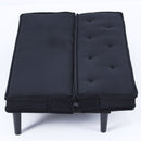 Versatile Corduroy Sofa Bed With Solid Wood Frame