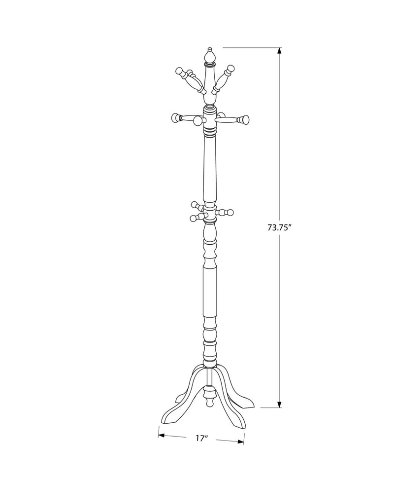 Free Standing Coat Rack 11 Hooks For Entryway