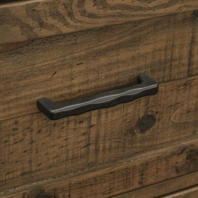 5 Drawer Chest With - Brown