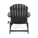 Zenithia - Outdoor Foldable Adirondack Chair With 2 Cup Holders