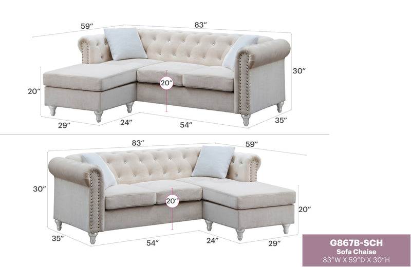 Raisa - Sofa Chaise