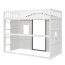 Elegant House Loft Bed With Ladder
