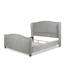Carmen - Upholstered Wingback Panel Bed Frame