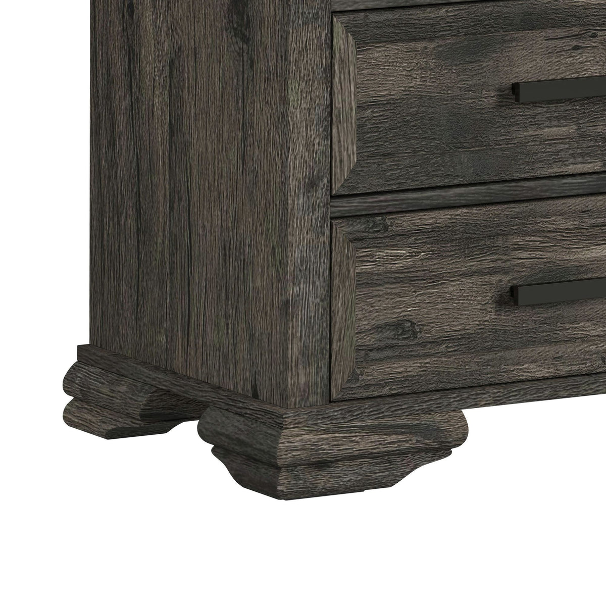 Park Ridge Entertainment Unit in Dark Gray by Elements International, view 11