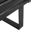 Contemporary Oversized Loveseat With Accent Pillow