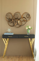 SerethaLeaf Wall Decor - Gold