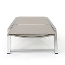 Myers - Modern Chaise Lounge Set With Adjustable Mesh Back