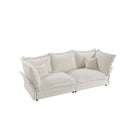 Modern Comfy Upholstered Sofa Cloud Couch, Deep Seat Couches With Multiple Large Soft Pillows