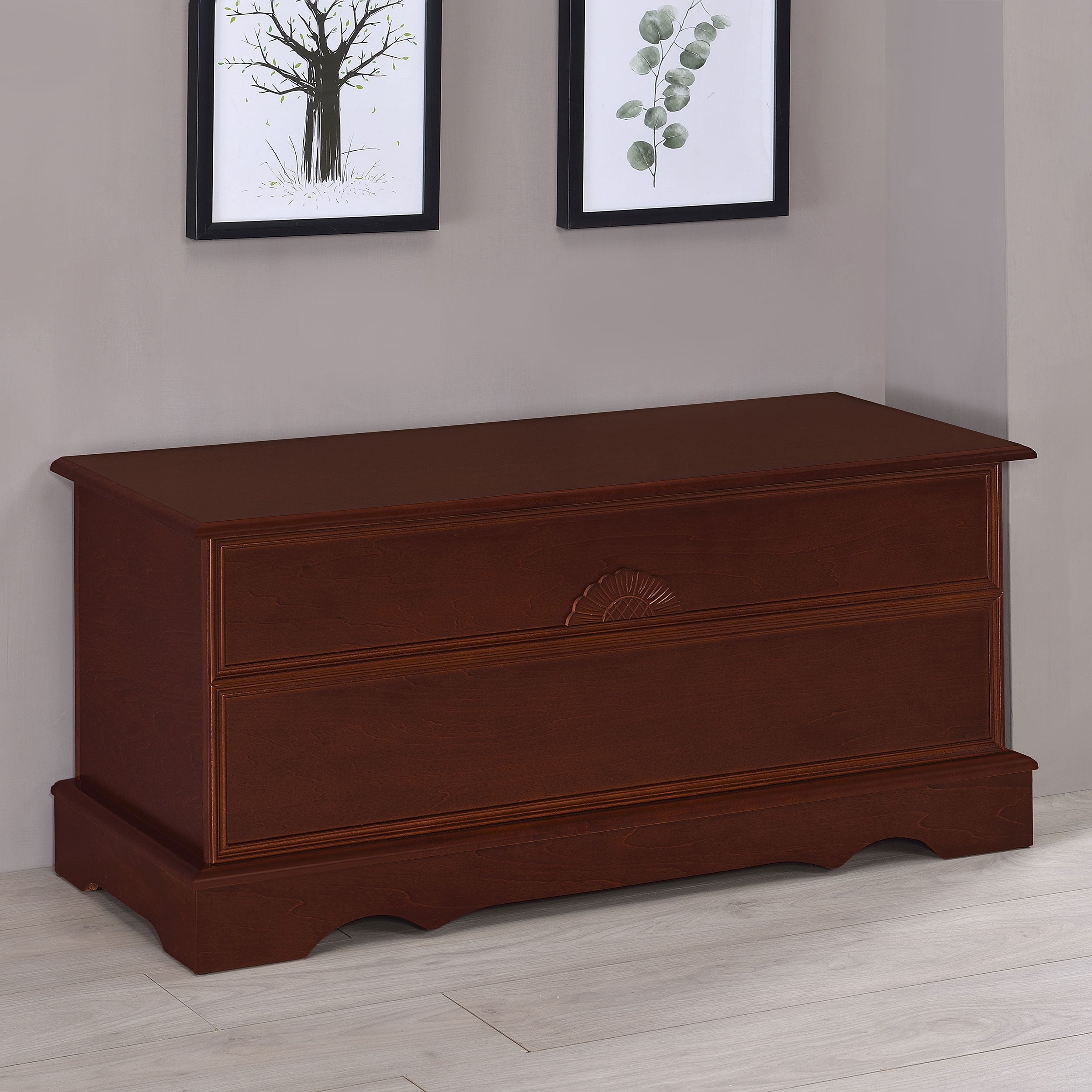 Paula Cedar Chest Warm Brown — view 2
