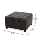 Isabella - Contemporary Ottoman With Storage