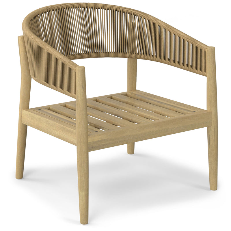 Bayshore - Outdoor Conversation Chair (Set of 2) - Natural