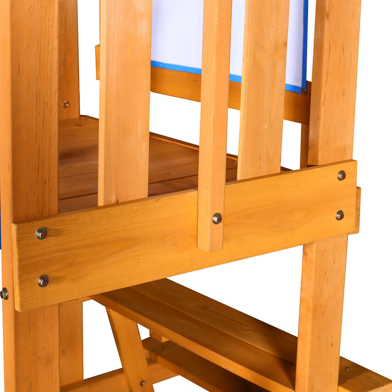 Children's Playset 3 In 1 With Slide, Swings, And Climber