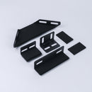 Upholstered Platform Bed With Special Shaped Velvet Headboard