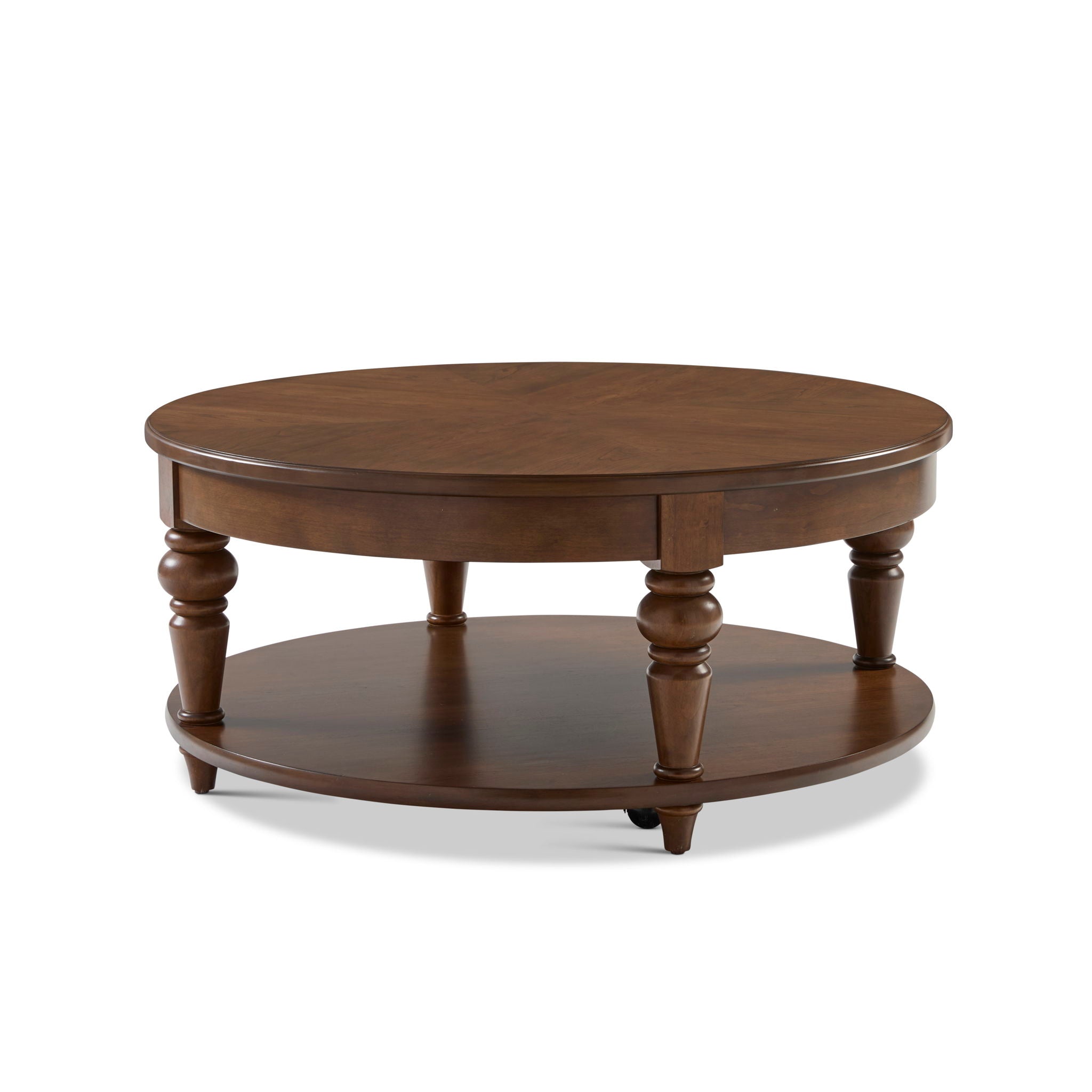 Bellevue - Round Coffee Table With Casters