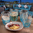 Leading Ware Swirl Acrylic Drinking Glasses (Set of 4)