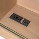 L-Shaped Daybed Corner Bed Under Bed Drawers With Storage Bookcase And Upholstered Headboard And USB Charging Ports