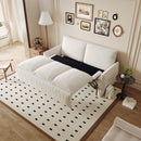 Pull Out Sofa Bed, 3 Seat Convertible Sleeper Sofa With 2 In 1 Pillow And Blanket Set