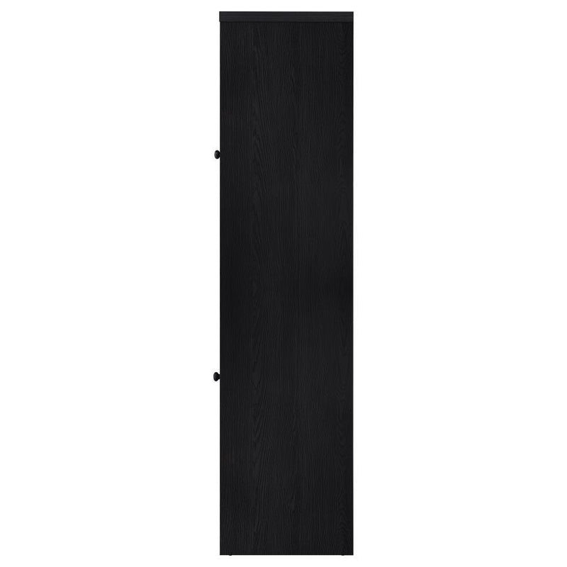 Denison - 3 Piece Entertainment Center 79" TV Stand - Black