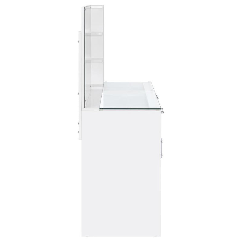Flora - 2-Drawer Vanity Set With LED Mirror
