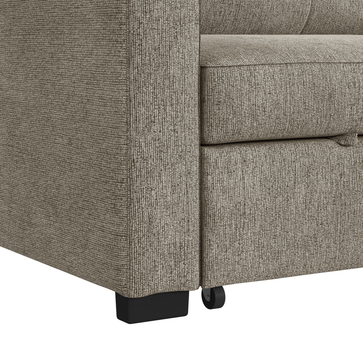 Homer Klicklak Chair With Pull Out Bed in Gray by Elements International, view 8