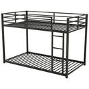 Metal Bunk Bed, Low Bunk Bed With Ladder