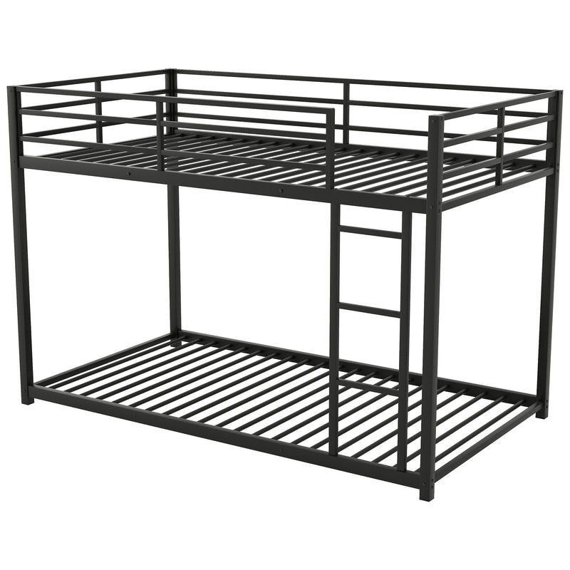Metal Bunk Bed, Low Bunk Bed With Ladder
