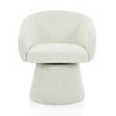 Modern Swivel Accent Chair With Ergonomic Barrel Design