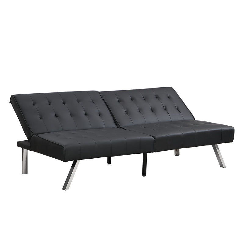 Comfortable Futon Sofa Bed - Black