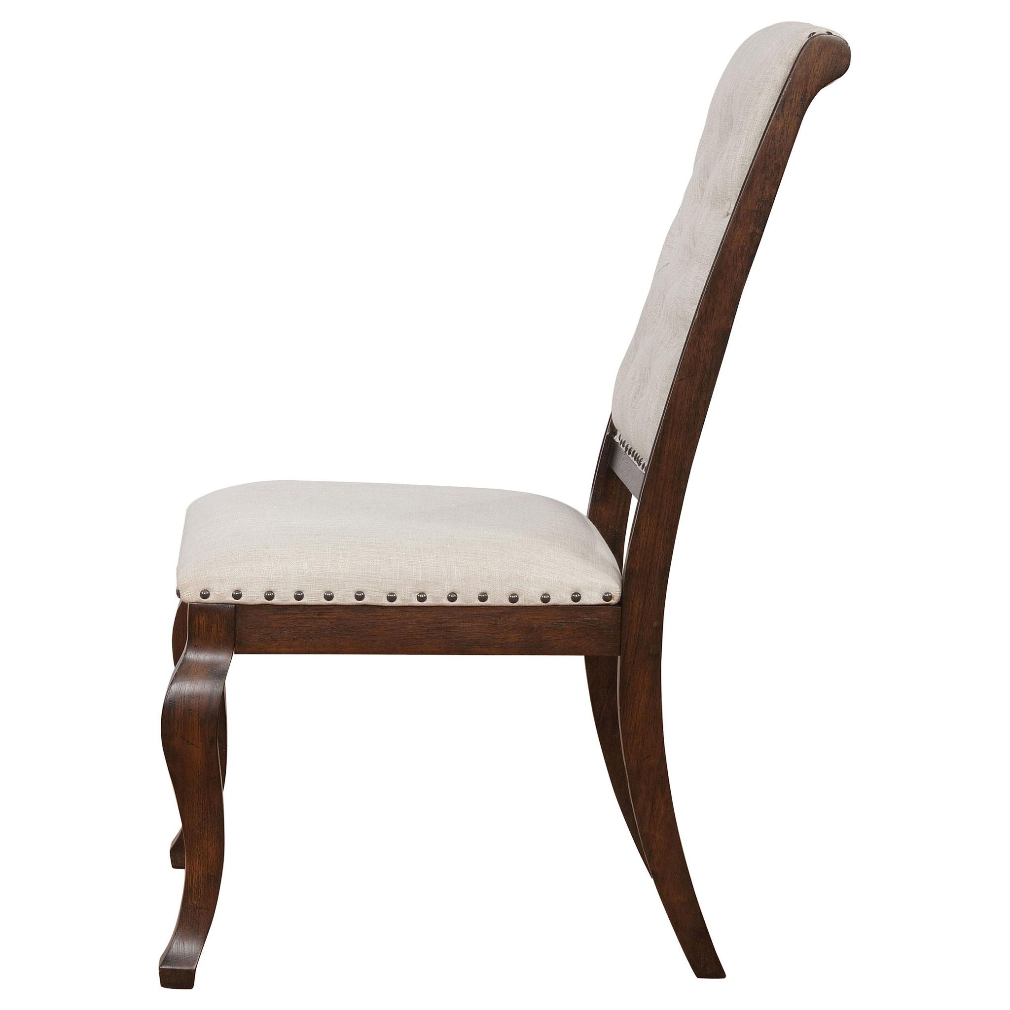 Brockway Upholstered Dining Chair Barley Java (Set of 2) - Atlantic Fine Furniture Melbourne FL