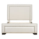 Upholstered Bed With Slats Support, No Box Spring Needed