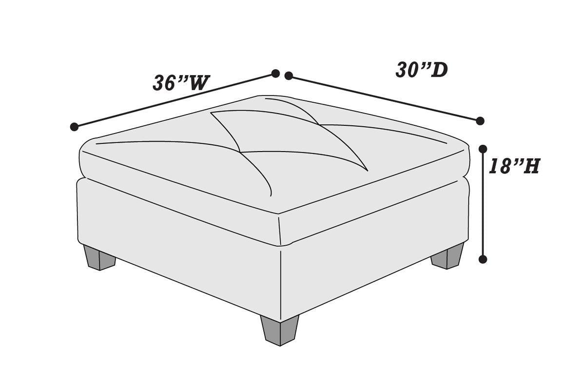 Genuine Leather Ink Blue Tufted 7pc Modular Sofa Set 3x Corner Wedge 3x Armless Chair 1x Ottoman Living Room Furniture Sofa Couch
