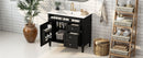 Bathroom Vanity & Top Sink, Modern Bathroom Storage Cabinet With 2 Drawers And A Tip-Out Drawer