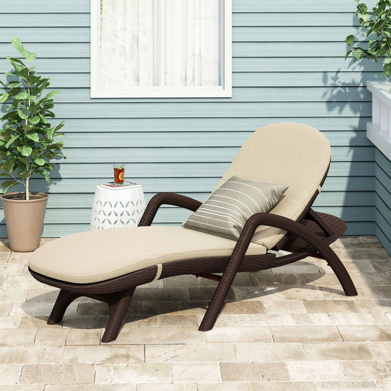 Mikael - Chaise Lounge With Cushion
