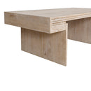 American Vintage Industrial Coffee Table, Double Tier Design