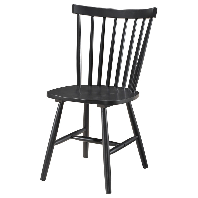 Hollyoak - Windsor Wood Dining Side Chair (Set of 2) - Black