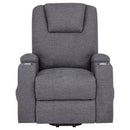 Louie - Chenille Upholstered Power Lift Massage Chair