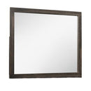 Monica - Mirror With Clean Lines - Dark Oak