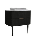 Elena - Modern Bathroom Vanity With Sink With Ample Storage, 2 Soft Close Drawers