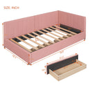 Upholstered Daybed, Sofa Bed Frame, No Box Spring Needed