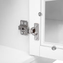 Wall Unit Entertainment Center With Bookshelves For TVs Up To 80", Tempered Glass Doors And Adjustable Shelves