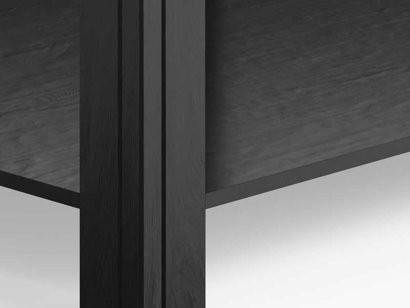 Essex - Side Table - Black, Whiskey