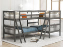 L Shaped Bunk Bed With Ladder